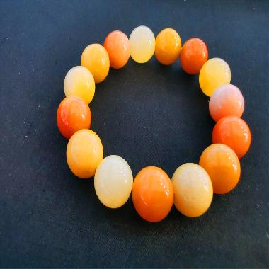 金丝玉籽料多宝手串