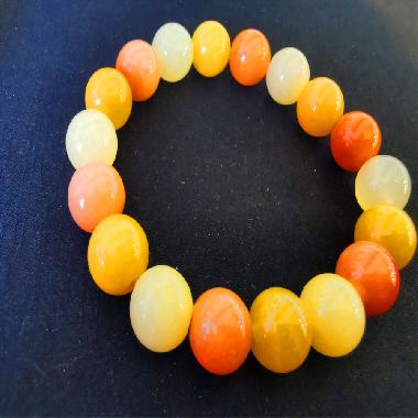 金丝玉籽料多宝手串