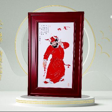 钟馗瓷板画