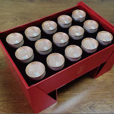 涌泉古岩“鼎盛”茶包装（红）